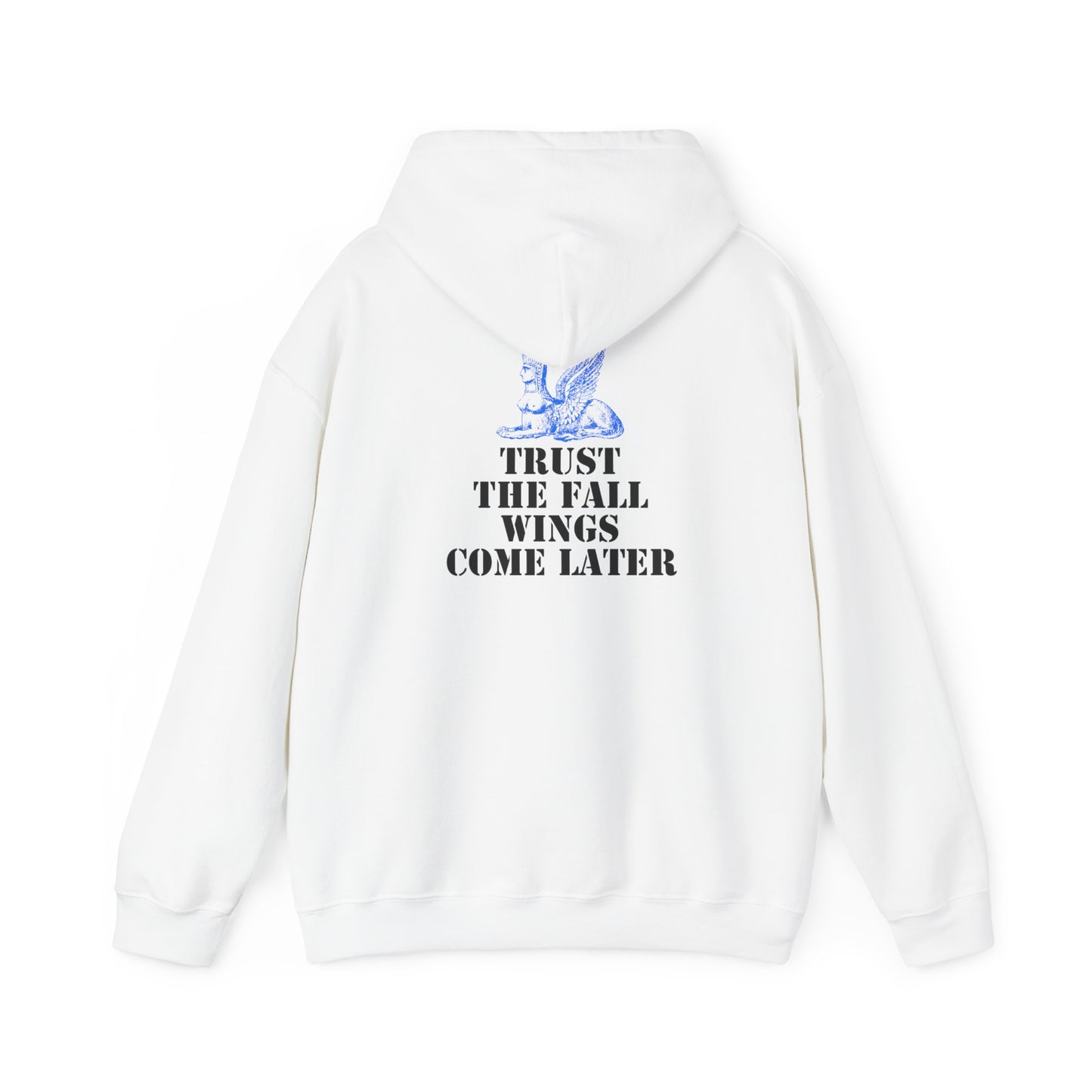 Trust the Fall Wings Come Later Sphinx Unisex Heavy Blend™ Hoodie Sweatshirt