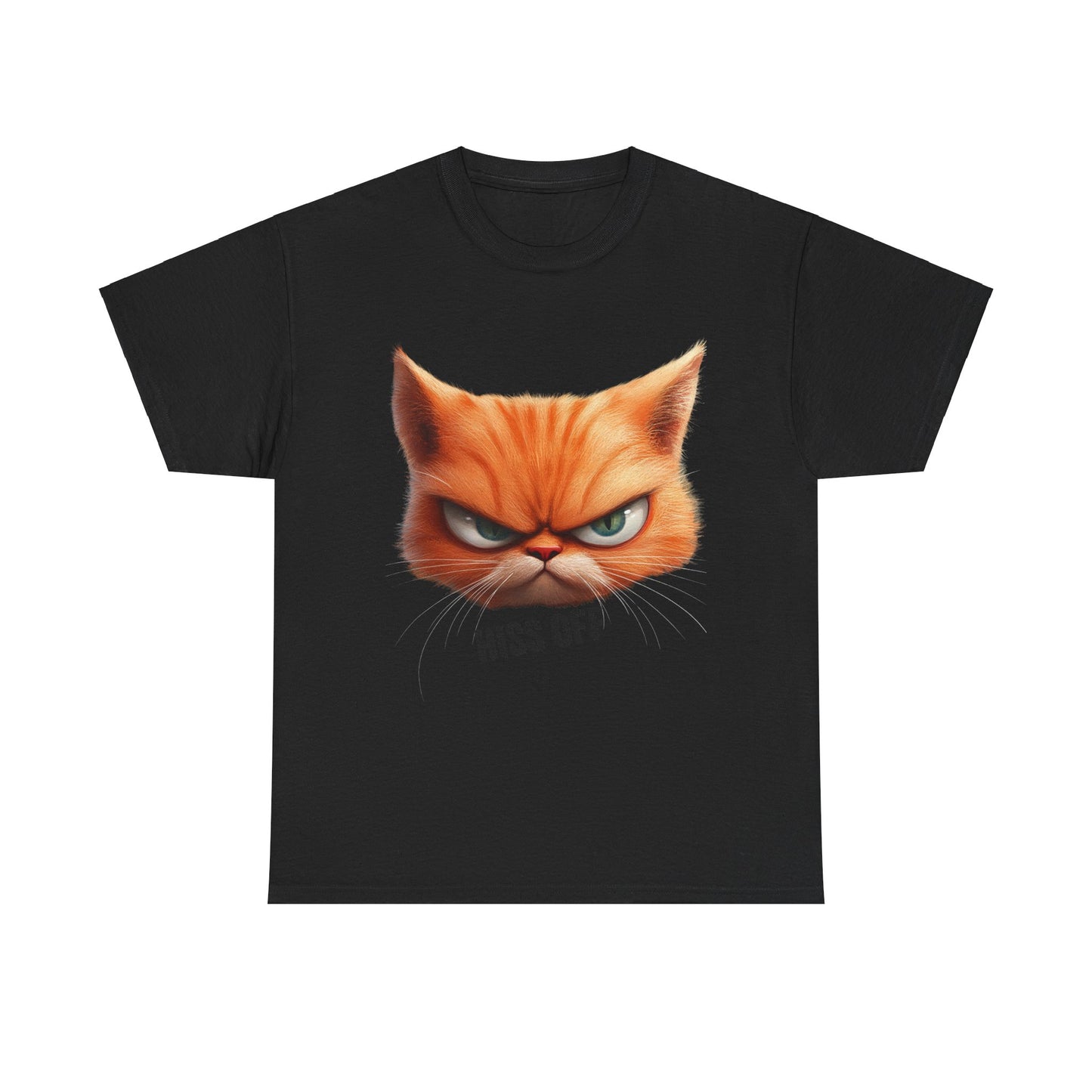 Hiss Off Angry Orange Cat T-Shirt