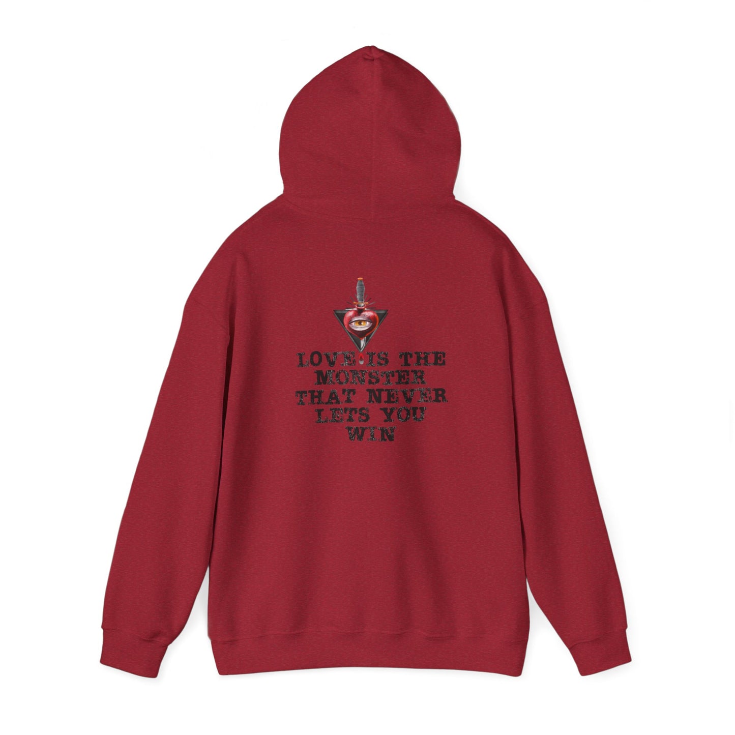 Love is the Monster Hoodie Sweatshirt