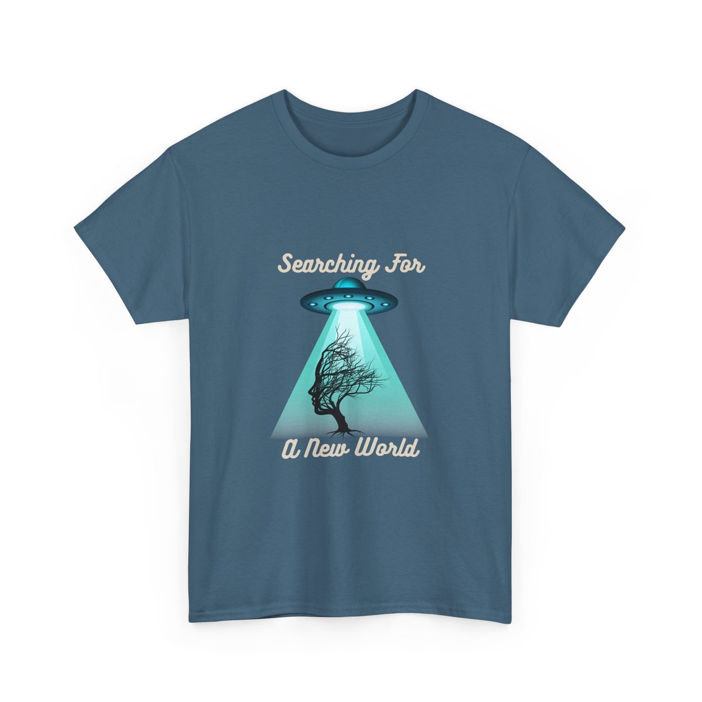 Searching for a New World Unisex Heavy Cotton Tee