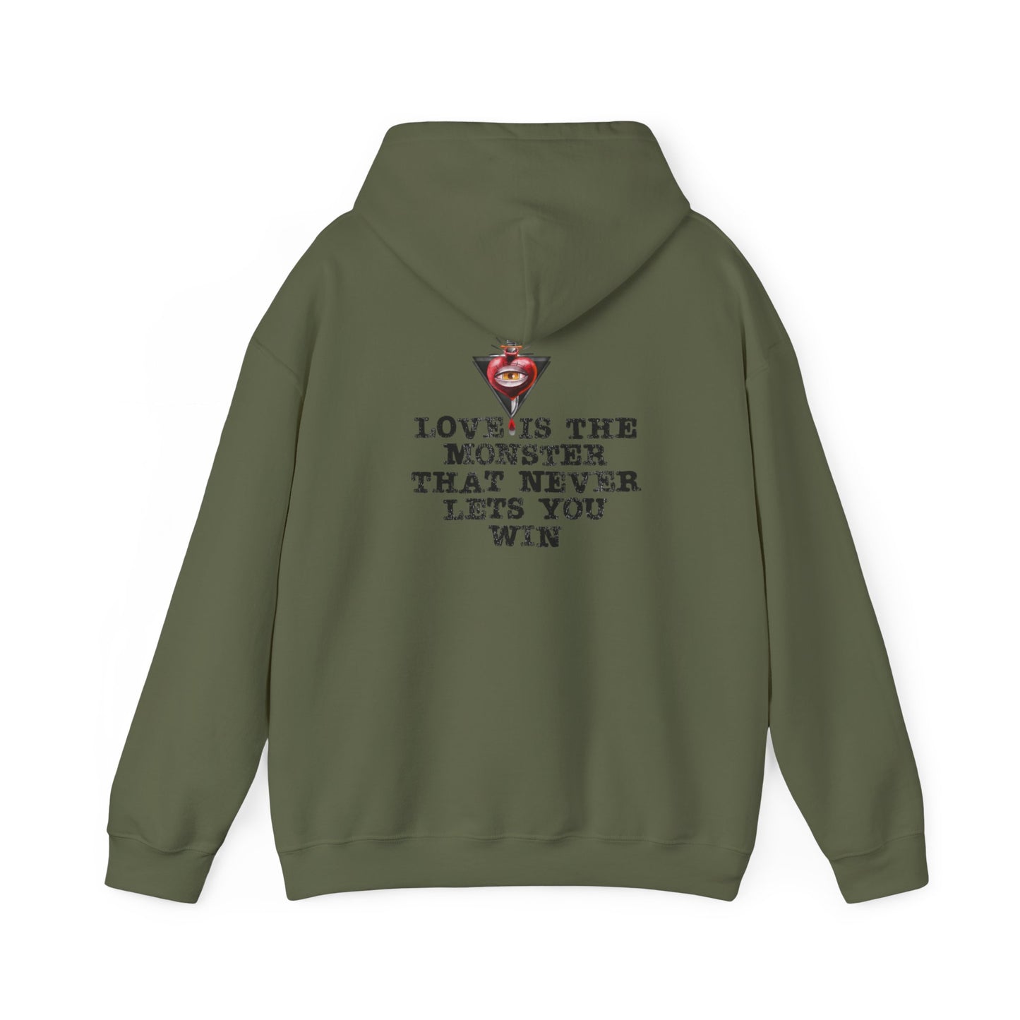 Love is the Monster Hoodie Sweatshirt